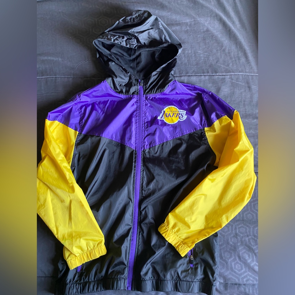 Los Angeles Lakers Colorblock Windbreaker Jacket